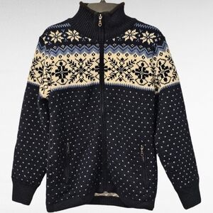 Norskwear Scandinavian Sweater Jacket 100% Lambs Wool XS